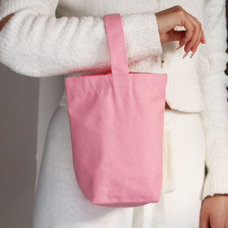 Mini bolso de lona bolso de mano para niños personalizado regalo de cumpleaños bolso de lona portátil bolsa de regalo de vacaciones bolso de cubo