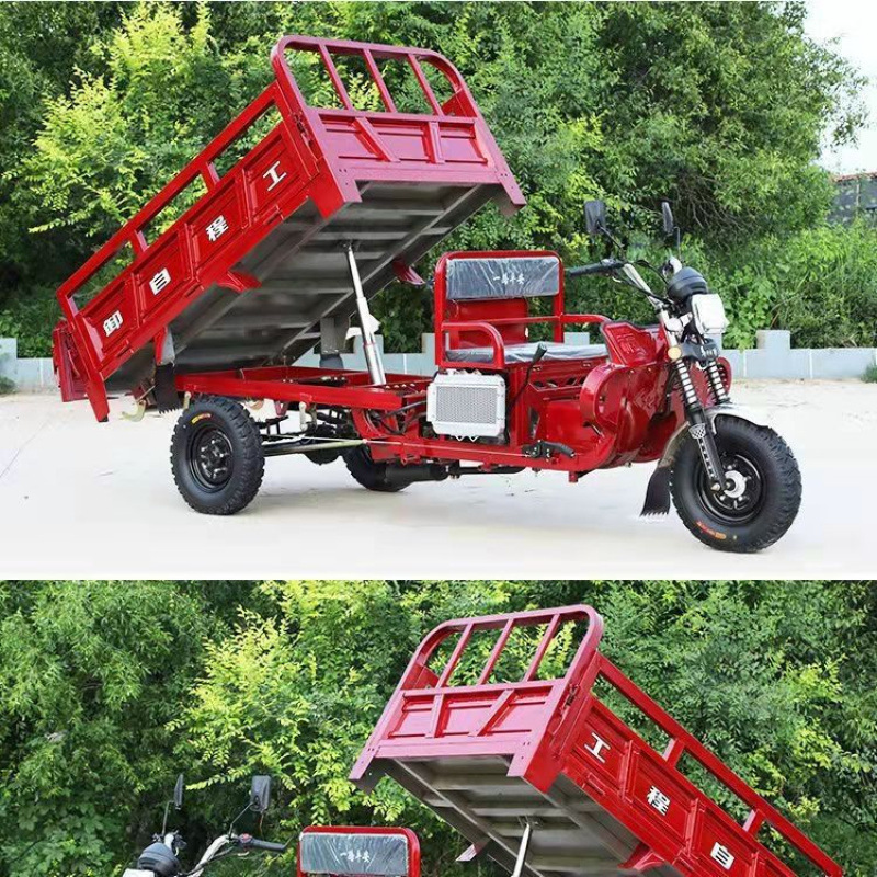 Las motocicletas de tres ruedas se pueden utilizar en la licencia, ciclomotor Zongshen Longxin, camión volquete pequeño, vehículo eléctrico de imitación de carga