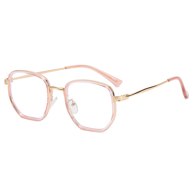 2022 generoso marco anti luz azul con miopía gafas mujer marea coreana red cara roja Pequeño Libro Rojo simple cara gafas marco