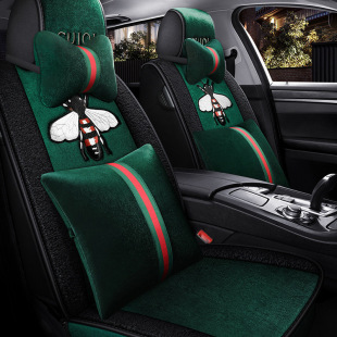 批發XMS短毛絨小蜜蜂汽車頭枕抱枕 腰靠墊要靠枕居家辦公腰枕腰墊