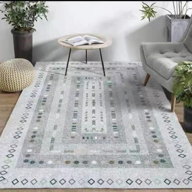 Alfombra para sala de estar de estilo bohemio, alfombra para mesa de centro, alfombra para dormitorio, alfombra para la entrada, se puede enviar en nombre de terceros. image 23