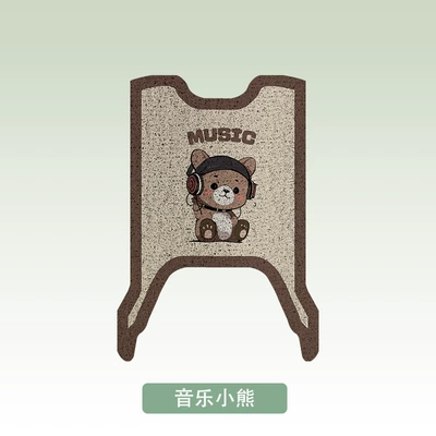 Emma looks up at AB65 Electric vehicle foot mat - music-bear-emma-looking-up-at-ab65