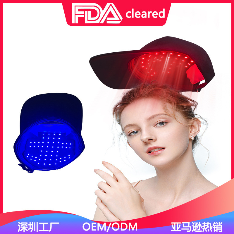 LED 赤色光育毛キャップ、赤外線頭皮マッサージャー、育毛キャップ、脱毛防止 USB 充電モデルの国境を越えた特別供給|undefined