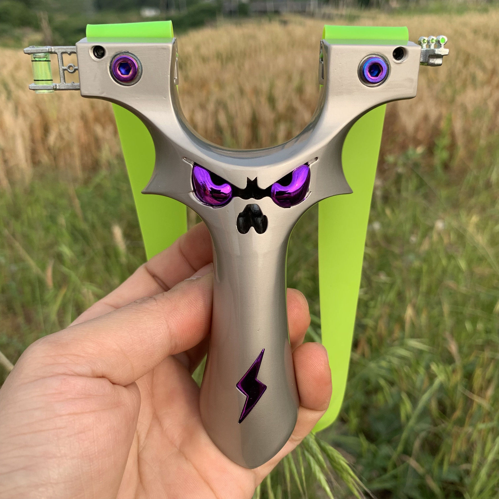 新款大炮弹弓成年人户外实战竞技弹弓威力恶魔五代小恶魔弹弓