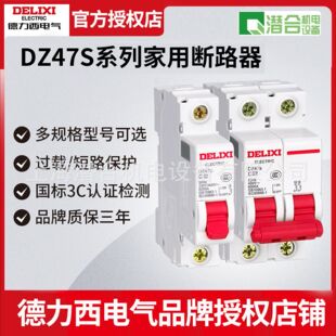 Electric / Delixi Electric Dz47S Series Small Standard Circuit Breaker 1P, 1P+N, 2P, 3P