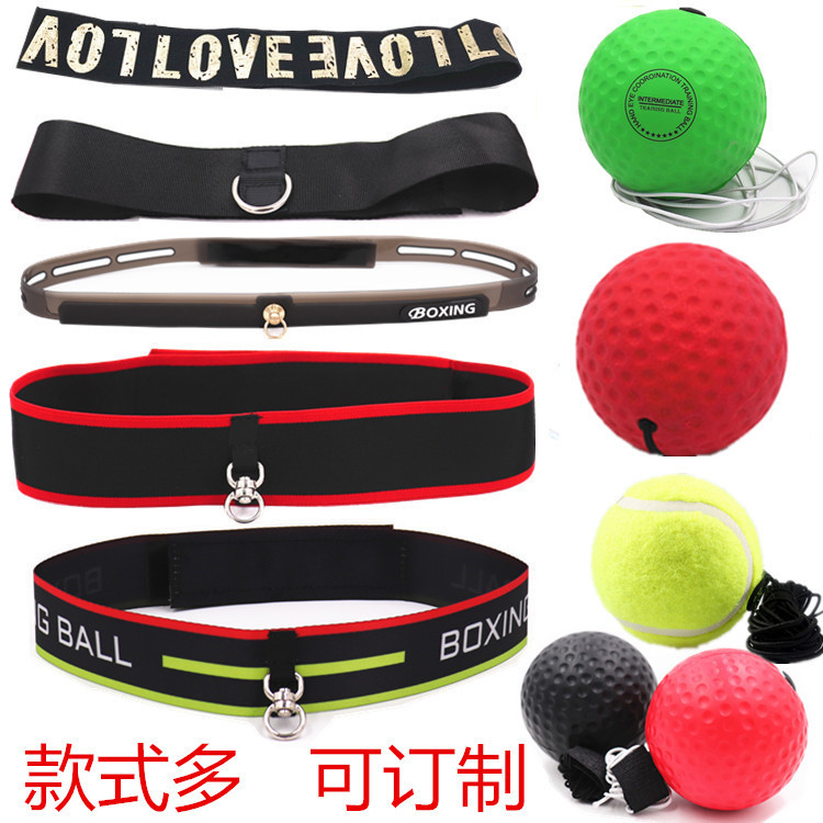 New head-mounted boxing speed ball reaction ball home sports fitness equipment rubber PU Foam ball 6.3cm