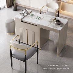軽豪華岩板伸縮茶卓家庭用ベランダ移動茶車現代シンプル小戸型泡茶一体茶台