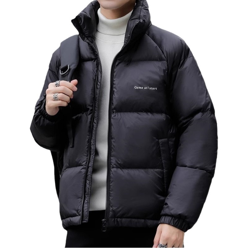 Chaqueta de los hombres de moda engrosada chaqueta de los hombres versátil chaqueta de los hombres abajo cuello de pie Norte cara abajo chaqueta al por mayor