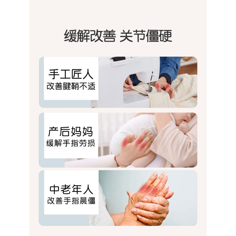旋转扳机指矫正器大拇指腱鞘固定器手指弯曲内扣矫形指关节保护套|undefined