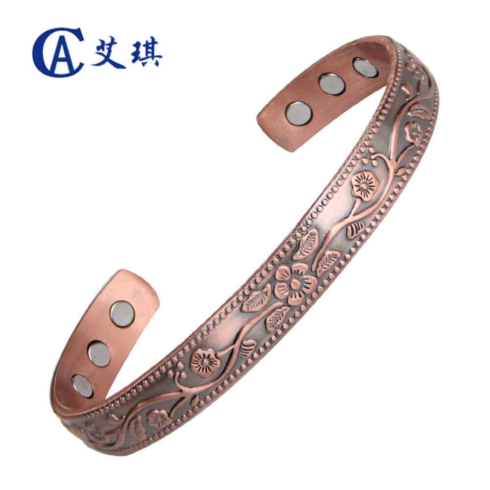 Copper retro women's bracelet
