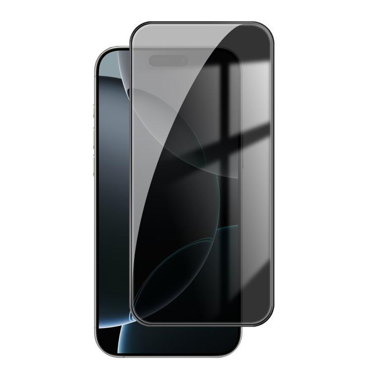 Kalebol alta pantalla de impresión de serigrafía de aluminio cubierta de huellas dactilares borde negro anti-peeping película protectora de vidrio templado