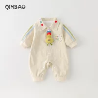 Детский осенний комбинезон, милоя рубашка для новорожденных для выхода