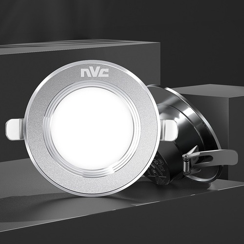 Leos Lighting LED High-Lumen Aluminum Canopy Downlight Household Flush Mount Recessed Spot Light Hole Light Embedded Ceiling Light Bullseye Light