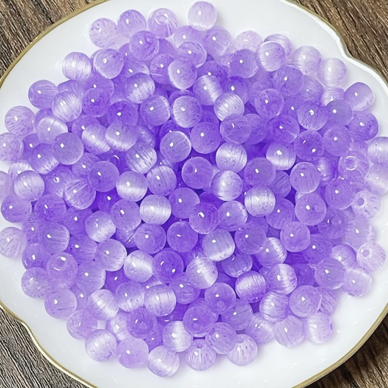 6mm超优猫眼米珠直孔圆珠玻璃珠子手工DIY串珠项链手链手机链散珠|undefined