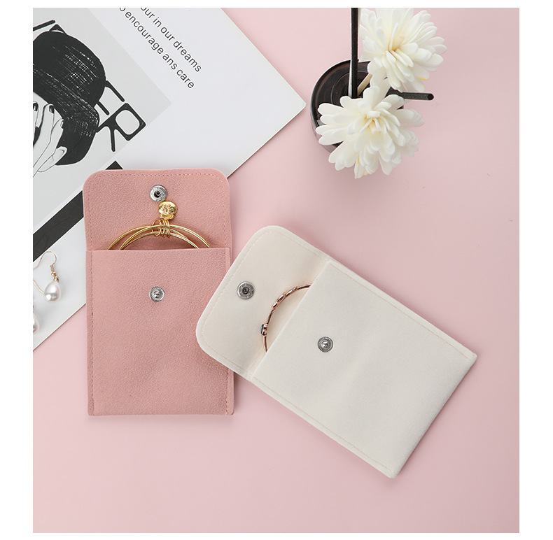 1 Piece Quantity Home Occasion Simple Style Solid Color Cloth Jewelry Packaging Bags