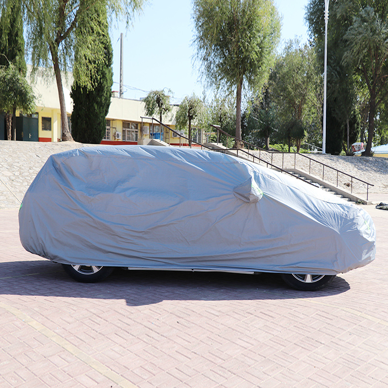 Car Clothing Full Cover Car Cover Velvet Thickened Car Clothing Car Cover Wholesale Cross-Border Sun Protection and Heat Insulation Carcover