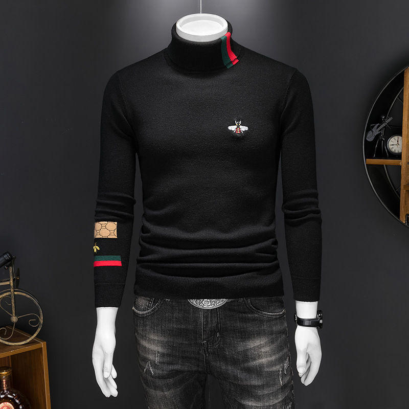 Herren Rollkragenpullover Aus Wolle Für Herbst Und Winter_voghion.com