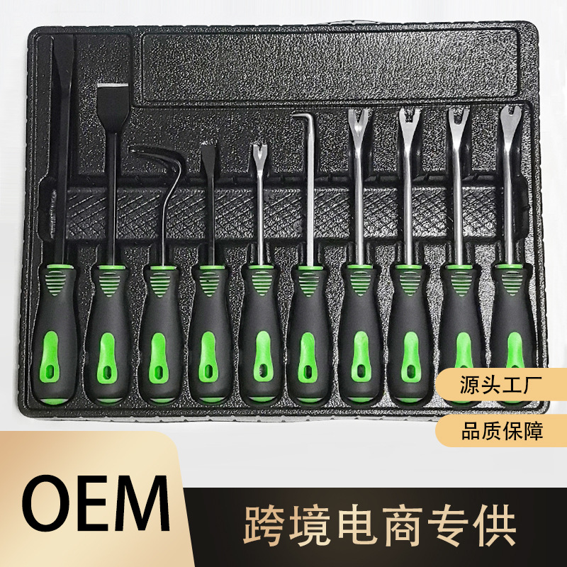 Desmontaje del panel de la puerta del destornillador de la hebilla de la palanca del automóvil, destornillador de la pala del cilindro, juego de gancho del sello de aceite, herramienta de mantenimiento del automóvil