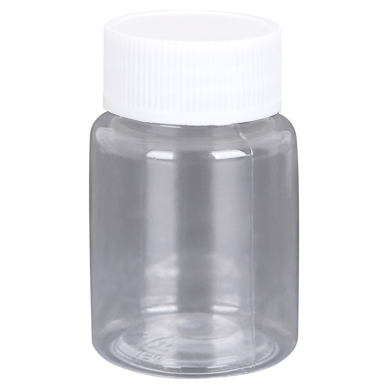 30 50 100 250ml透明プラスチック瓶蓋付分注瓶petカプセル小瓶サンプル液体空瓶|undefined