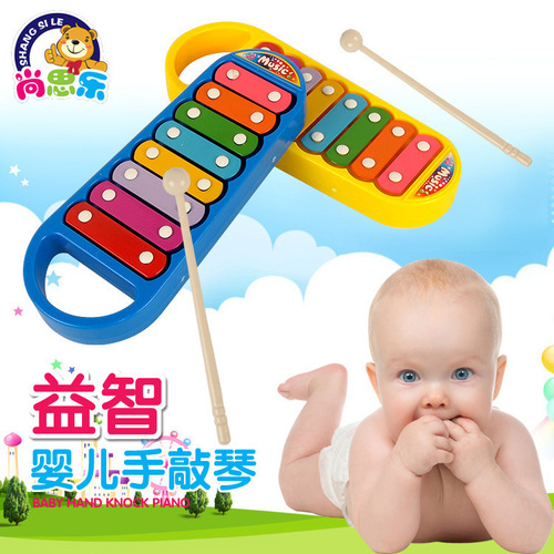 Baby educational insect ladybug hand percussion piano Early education music musical instrument Children's percussion instrument toys wholesale