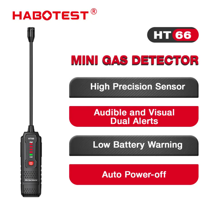 Huabo Ht66 Household Natural Gas Gas Leak Detector Convenient Small Combustible Gas Leak Detector