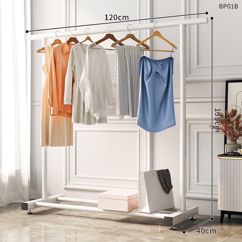 철 가로 막대 18 원형 120 흰색