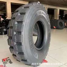 现货供应1200r20轮胎子午线钢丝胎矿山加强工字花载重型工程胎