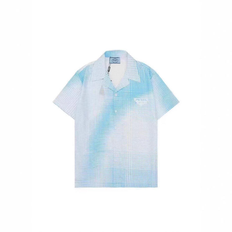 2026 Summer Lapel Button Shirt Prada Full-Print Men's Shirt Jacket Printed Casual Chic 2026 Summer Lapel Button Shirt Prada Full-Print Men's Shirt Jacket Printed Casual Chic