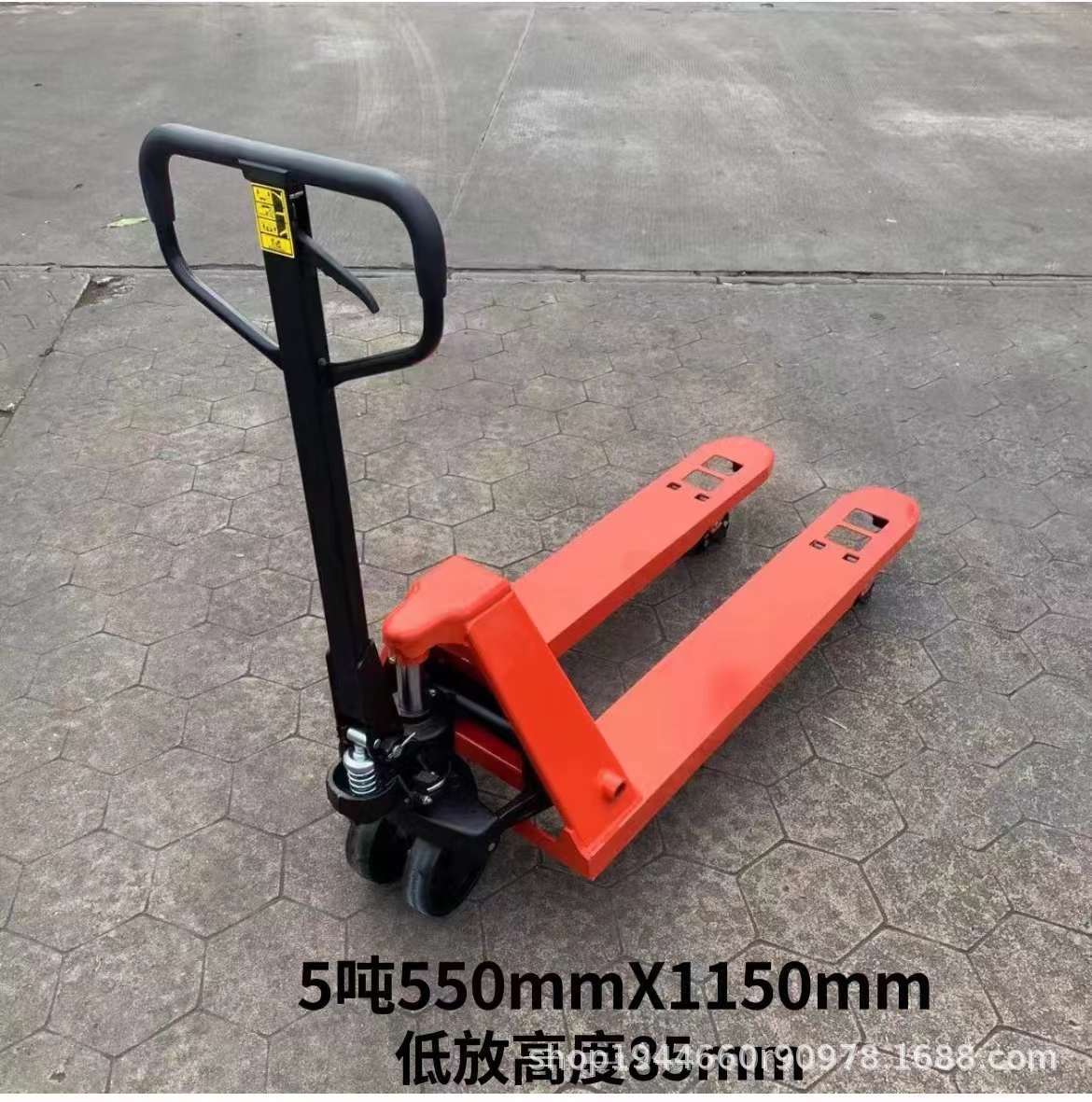 叉车手动地牛液压车搬运车升降小型手推车装卸货2吨3吨5T手拉拖车