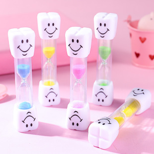 ✅ Children's Hourglass Timer for Brushing Teeth for Three Minutes, Smiling Face, Double-Layer Anti-Fall Mini Gift