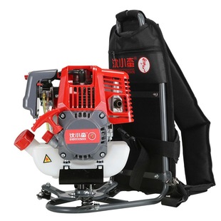2025 New Model Gasoline-Powered Backpack Lawn Mower, Four-Stroke Household Small Weeding and Grass Cutting Tool