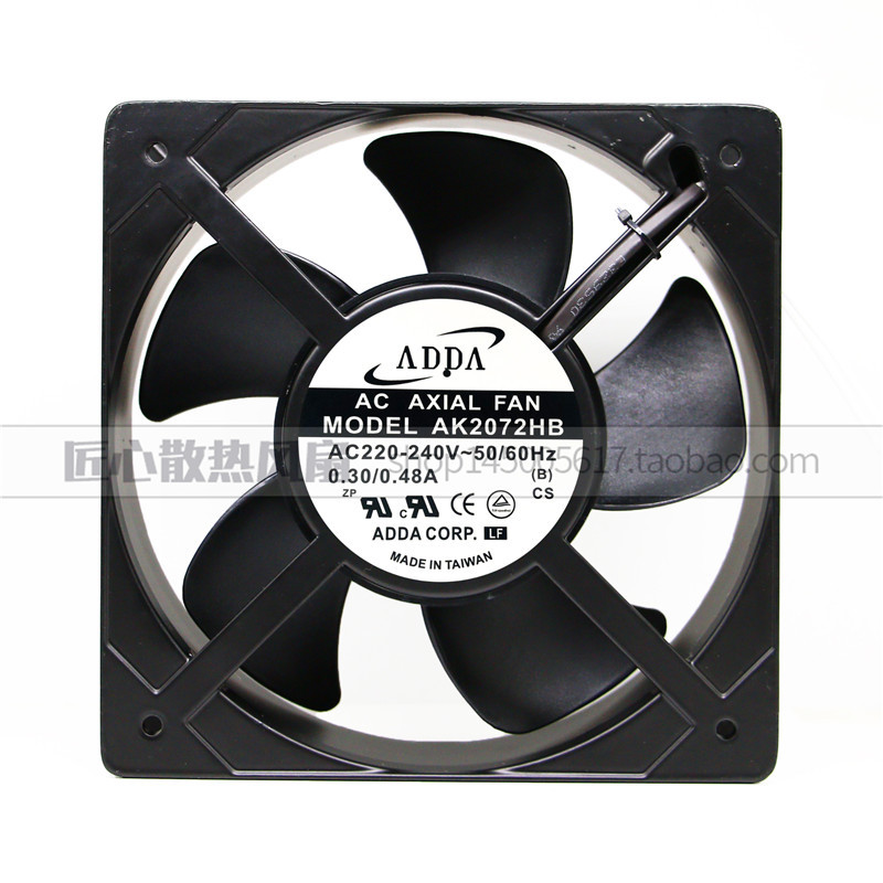 AK2072HB 200/240V 0.30/0.48A 正品台湾ADDA 大风量进口风扇