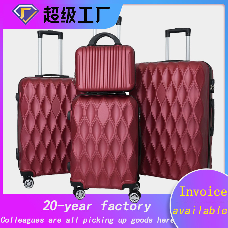 Manufacturer of Abs Universal Wheel Trolley Suitcases 12/20/24/ 28inch Foreign Trade Custom-Made Carry-On Luggage Wholesale