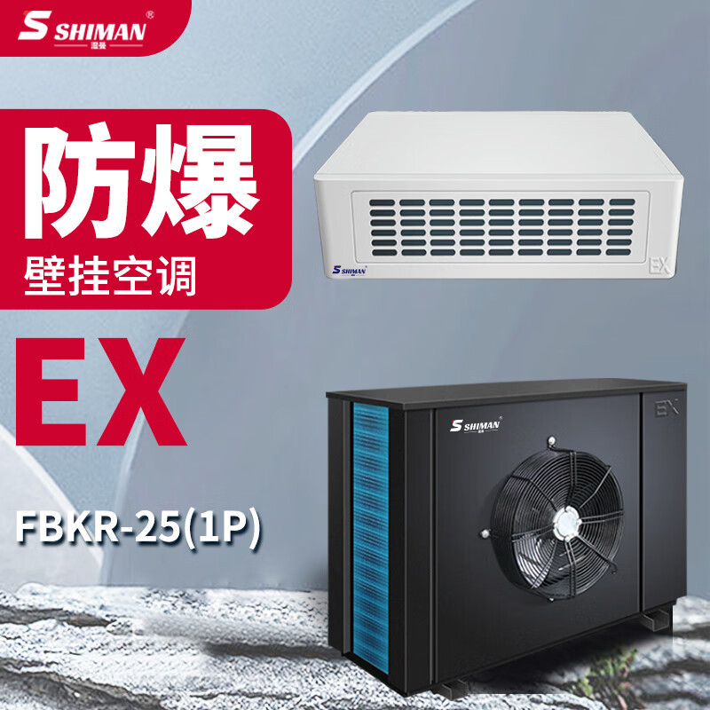 Wet Man Explosion-proof Air Conditioning Industrial Storage Battery Room Warehouse Dangerous Goods Energy Storage Workshop Paint Adjustment Room Wall Hanging FBKR