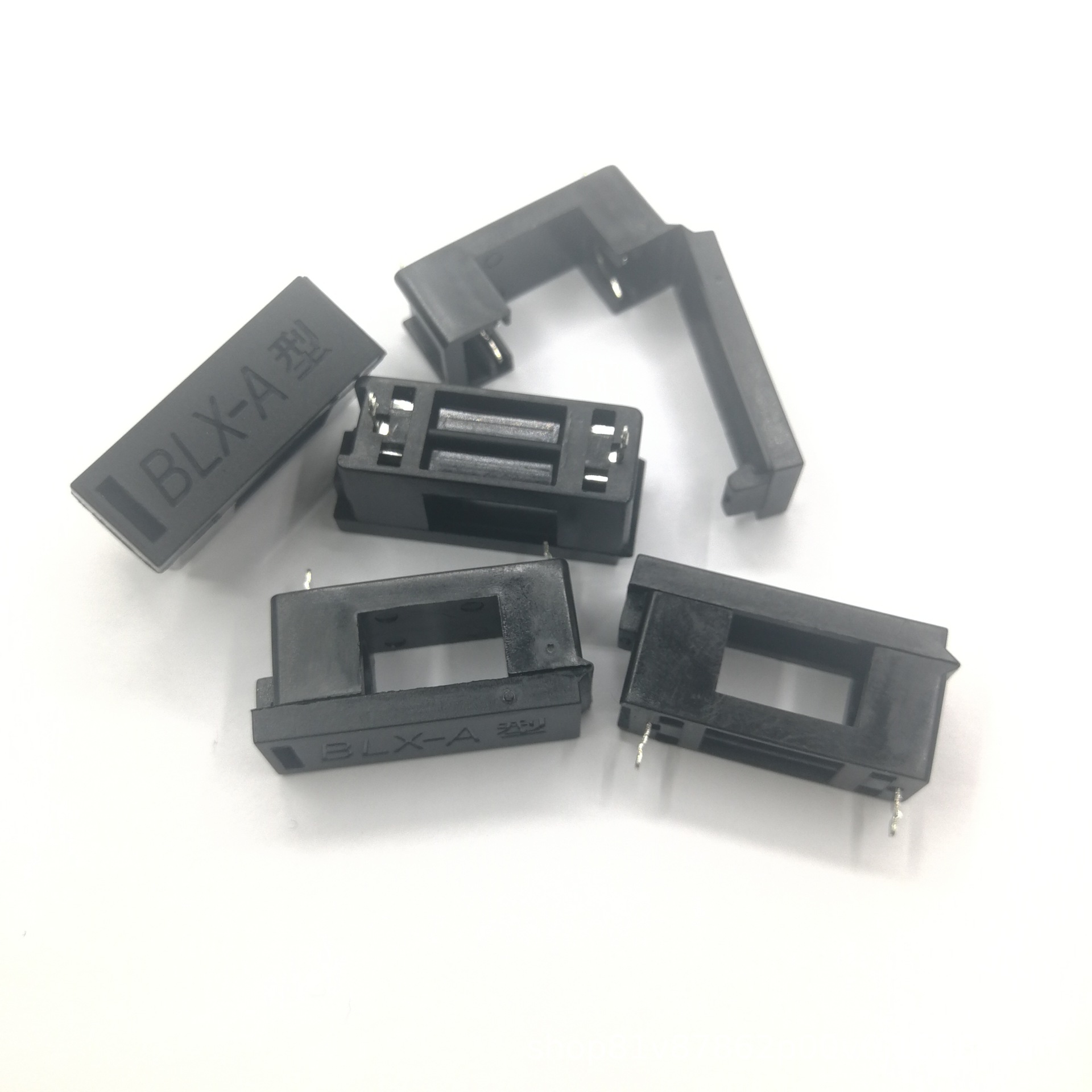 保险丝管座 BLX-A（5X20）脚距22mm 10A/250V 尼龙材质 保险丝座