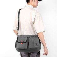 2024新款大容量斜挎包男士运动休闲尼龙轻便出行旅行单肩包