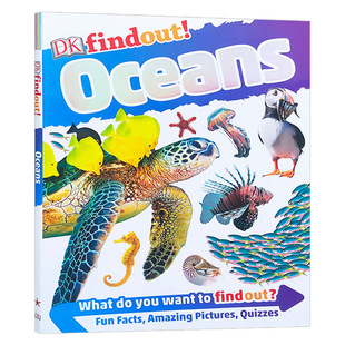 DK findout Oceans DK small discovery ocean English original children's science popularization Enlightenment picture book