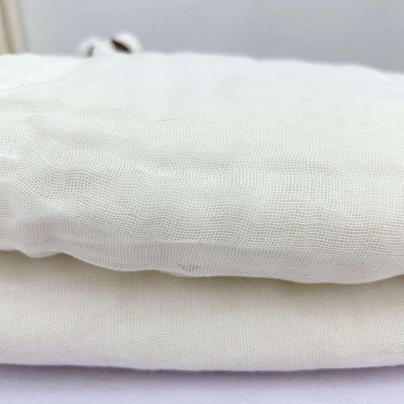 Gaza de algodón de una sola capa de envoltura de tela de algodón, colcha de un solo material para hacer cortinas, bolsas, almohadas, algodón poliéster