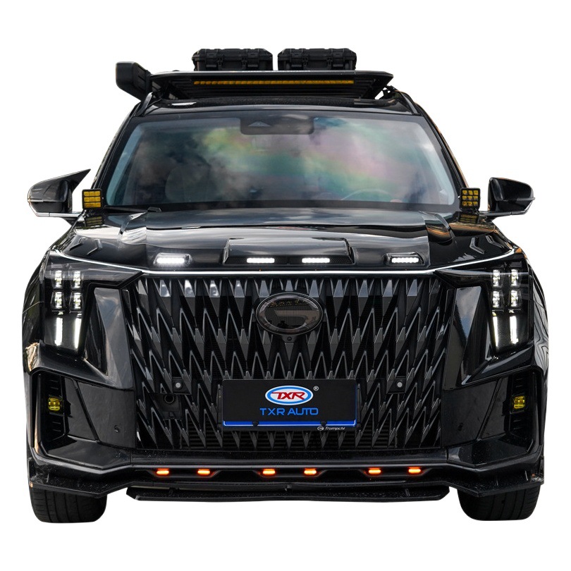 Tenxinrui aplicable a chuanqi GS8 coche techo reflector modificación con luz grava cubierta accesorios del exterior