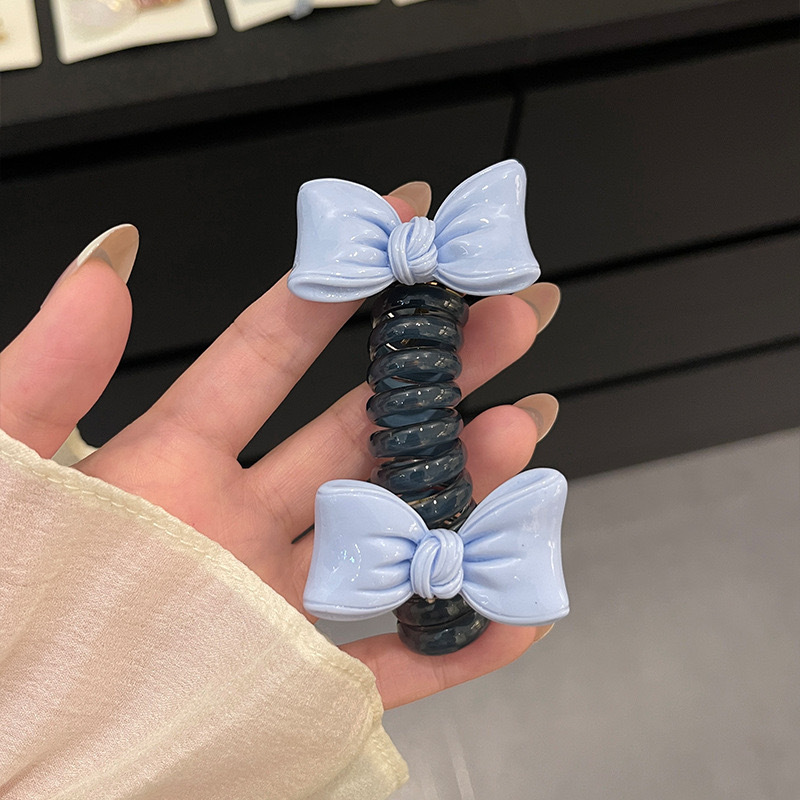 Línea telefónica trenzada transfronteriza, anillo para el cabello, perla, cabello trenzado recto, artefacto femenino, cola de caballo alta, burbuja, cabello trenzado, cuerda, accesorios para el cabello