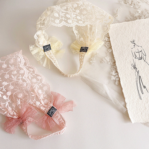 New Korean style retro princess style lace children's flower girl headband hair accessories headdress