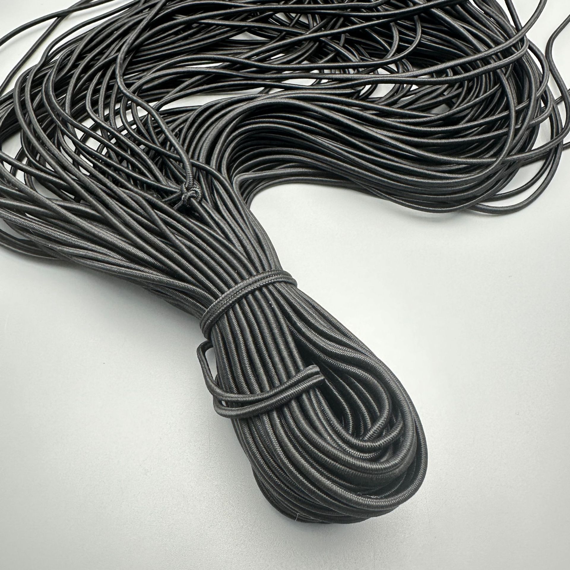 Color redondo elástico 2.5mm látex elástico cuerda de alta elasticidad cuerda de tendón de pluma cuerda elástica