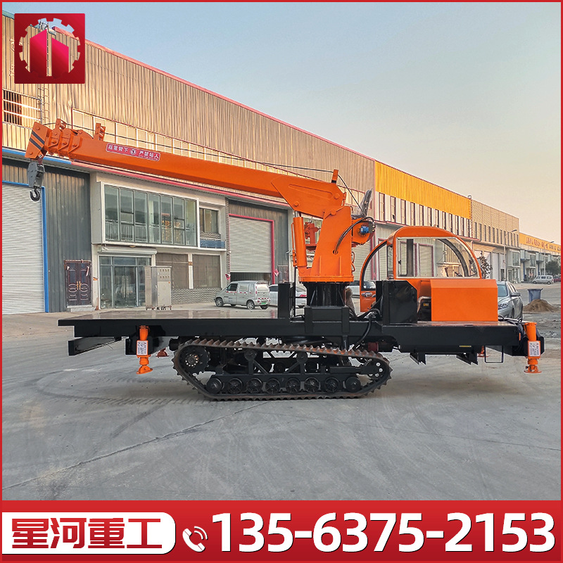 小型履带随车吊3吨5吨吊树机多用途履带式山地爬山虎小型背树吊