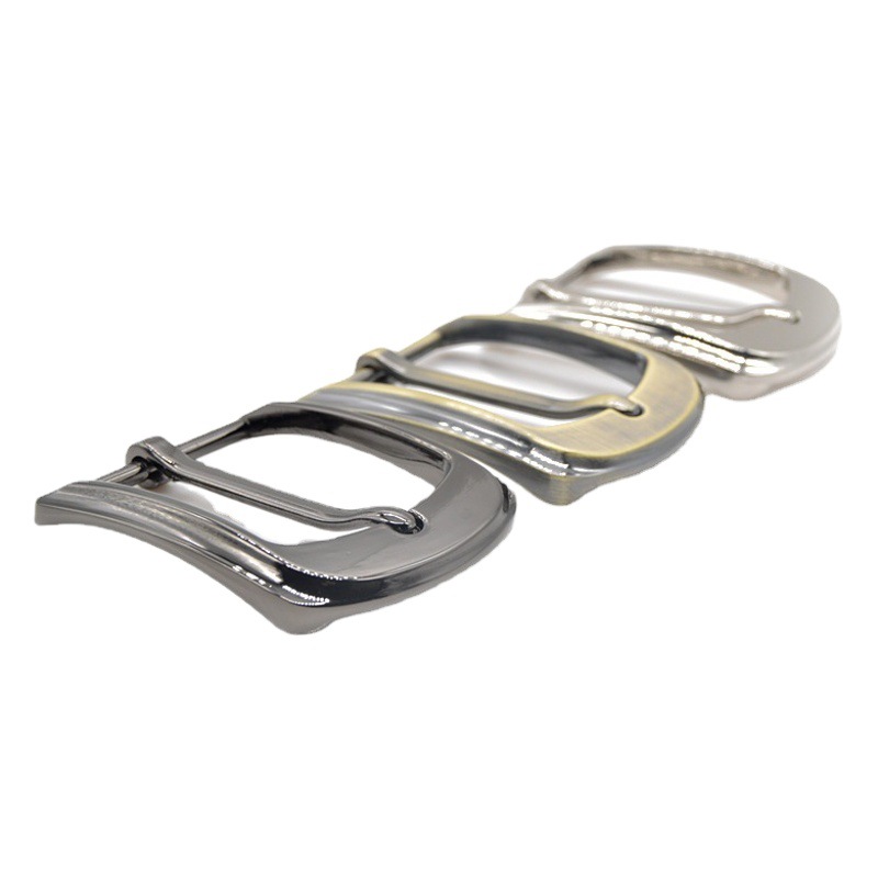 Hebilla de cinturón de los hombres fábrica en stock venta al por mayor 40mm moda duradera pantalones versátiles cinturón hebilla de aleación de zinc