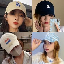 mlb 帽子cp66女cp77硬顶ny小标女款儿童韩国夏季男生棒球帽子新款