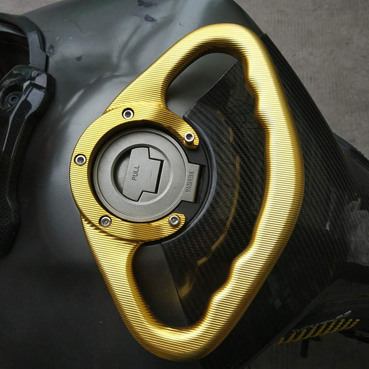 Suitable for Yamaha Yamaha Mt07 Mt09 13-16 Modified Rear Passenger Armrest Fuel Tank Cap Armrest