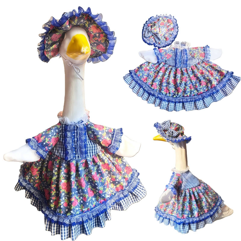 Граница порога Goose Clothes 2025 Новый большой белый гусь Lolita одежда 58 г