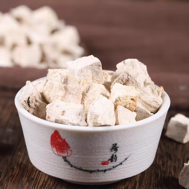 Dried Kudzu Root Slices Ge Gen 粉葛根 500g Pueraria lobata TCM Herbal Tea and Soup Ingredient in use