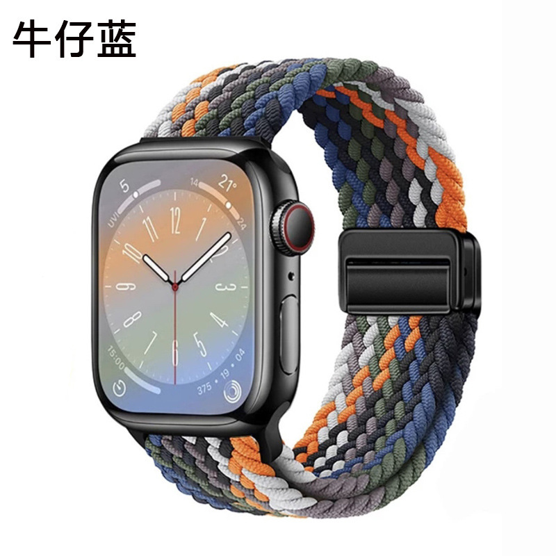 Apple Watch ストラップ iwatch45678910 世代磁気バックルナイロン織時計ストラップに適しています。|undefined