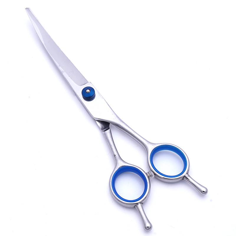 Directo de fábrica de 7 pulgadas de acero inoxidable tijeras para mascotas tijeras de corte de pelo de perro profesional tijeras de dientes finos tijeras de hueso de pescado traje